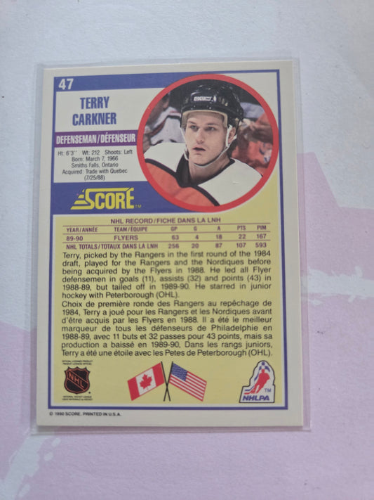 Terry Carkner NHL Score #47 [Philadelphia Flyers]