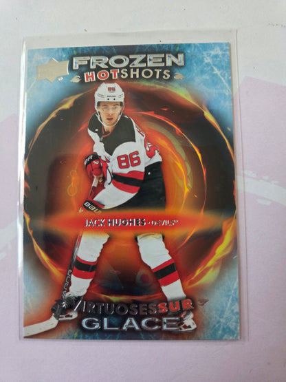 Jack Hughes Upper Deck Frozen Hot Shots [New Jersey Devils]