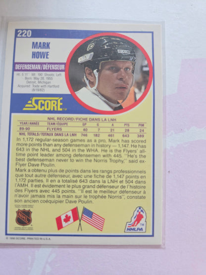 Mark Howe NHL Score #220 [Philadelphia Flyers]