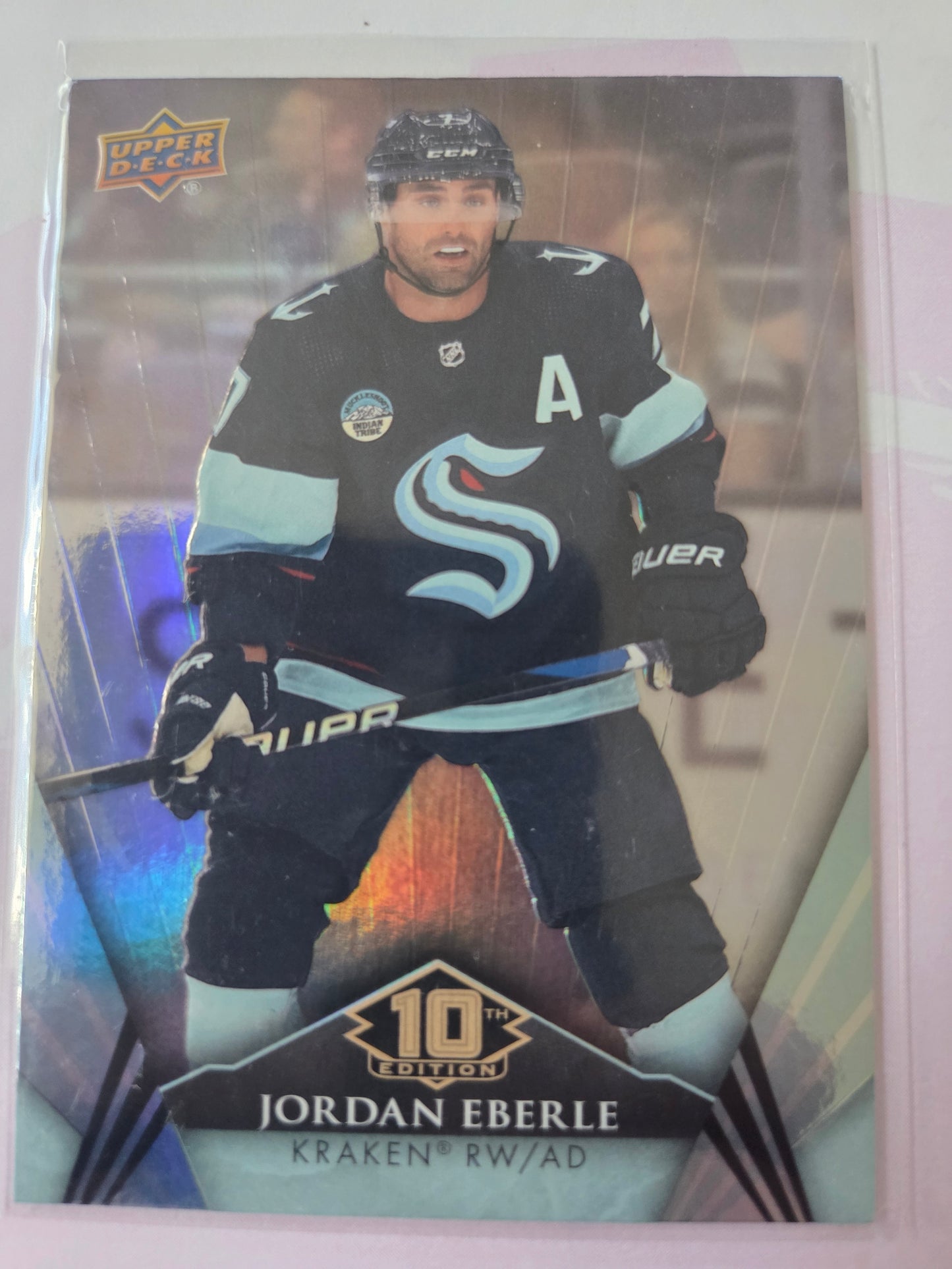 Jordan Eberle Upper Deck 10th Edition #60 [Seattle Kraken]