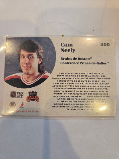 Cam Neely French Pro Set #300 [Boston Bruins]