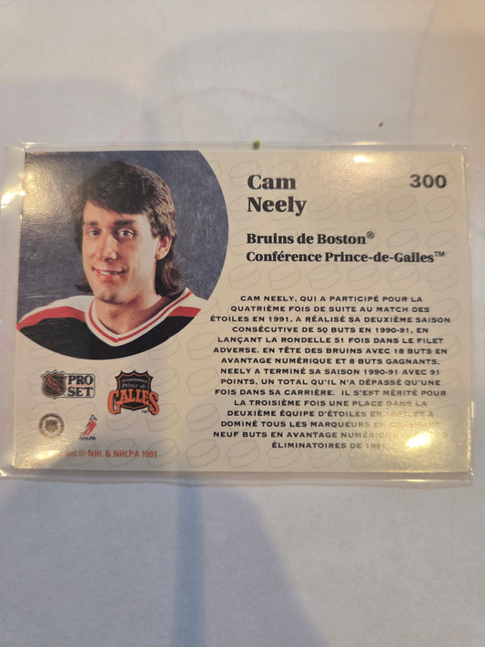 Cam Neely French Pro Set #300 [Boston Bruins]