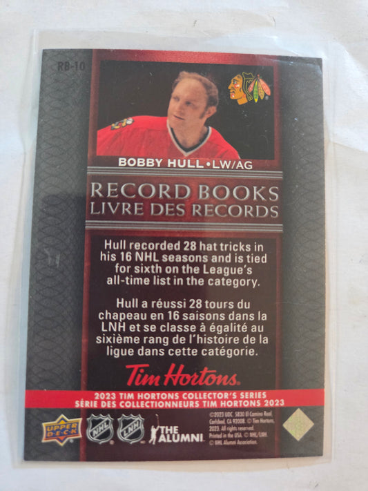 Bobby Hull Upper Deck Record Books [Chicago Blackhawks]