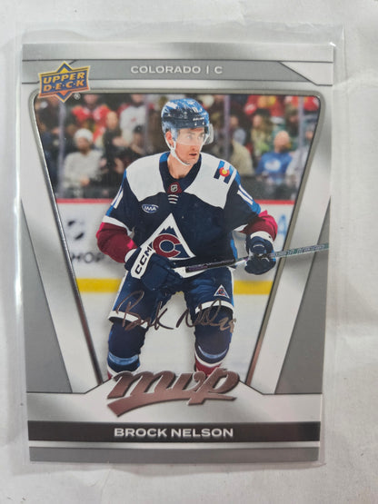 Brock Nelson Upper Deck MVP Hockey Signed Silver Script #216 [Colorado Avalanche]