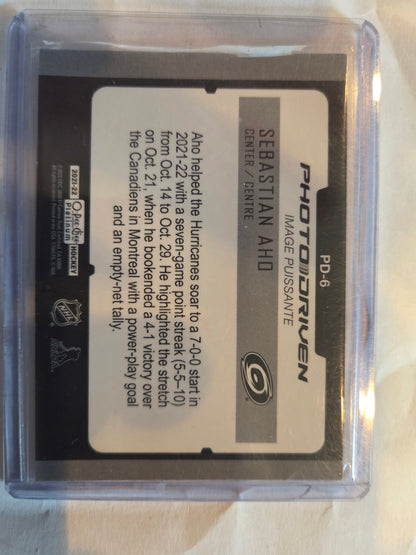 Sebastian Aho O-Pee-Chee Platinum Photo Driven [Carolina Hurricanes]