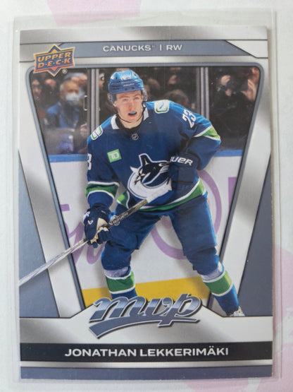 Jonathan Lekkerimäki Upper Deck MVP Hockey #156 [Vancouver Canucks]