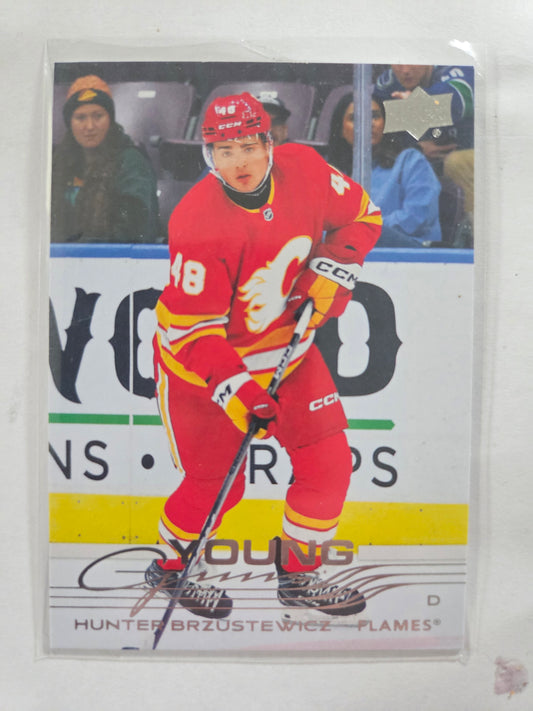 Hunter Brzustewics Upper Deck Series 2 Young Guns #455 [Calgary Flames]