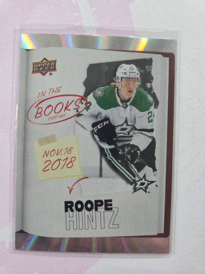Roope Hintz Upper Deck Tim Hortons In the Books [Dallas Stars]
