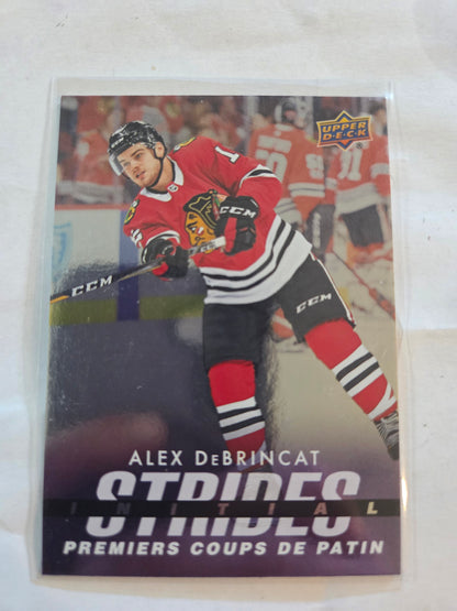 Alex DeBrincat Upper Deck Initail Strides [Chicago Blackhawks]