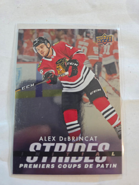 Alex DeBrincat Upper Deck Initail Strides [Chicago Blackhawks]