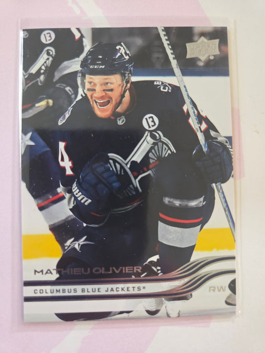 Mathieu Oliver Upper Deck Series 2 #297 [Columbus Blue Jackets]