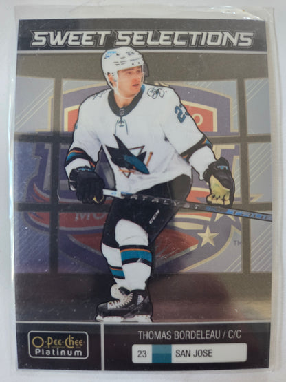 Thomas Bordeleau O-Pee-Chee Platinum Hockey Sweet Selections [San Jose Sharks]