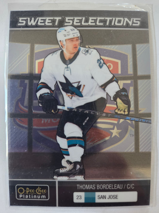 Thomas Bordeleau O-Pee-Chee Platinum Hockey Sweet Selections [San Jose Sharks]