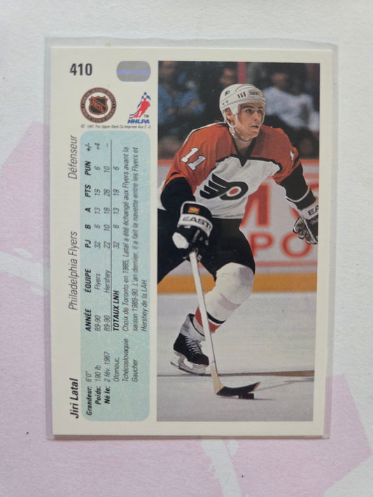 Jiri Latal 90/91 Score #410 [Philadelphia Flyers]
