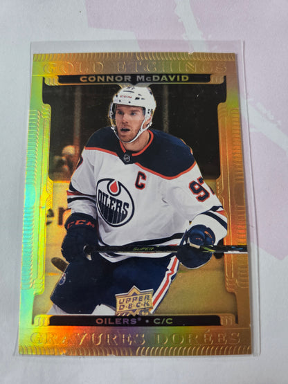 Connor McDavid Upper Deck Gold Etchings [Edmonton Oilers]