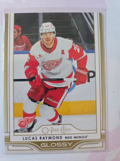 Lucas Raymond Gold O-Pee-Chee Glossy [Detroit Red Wings]