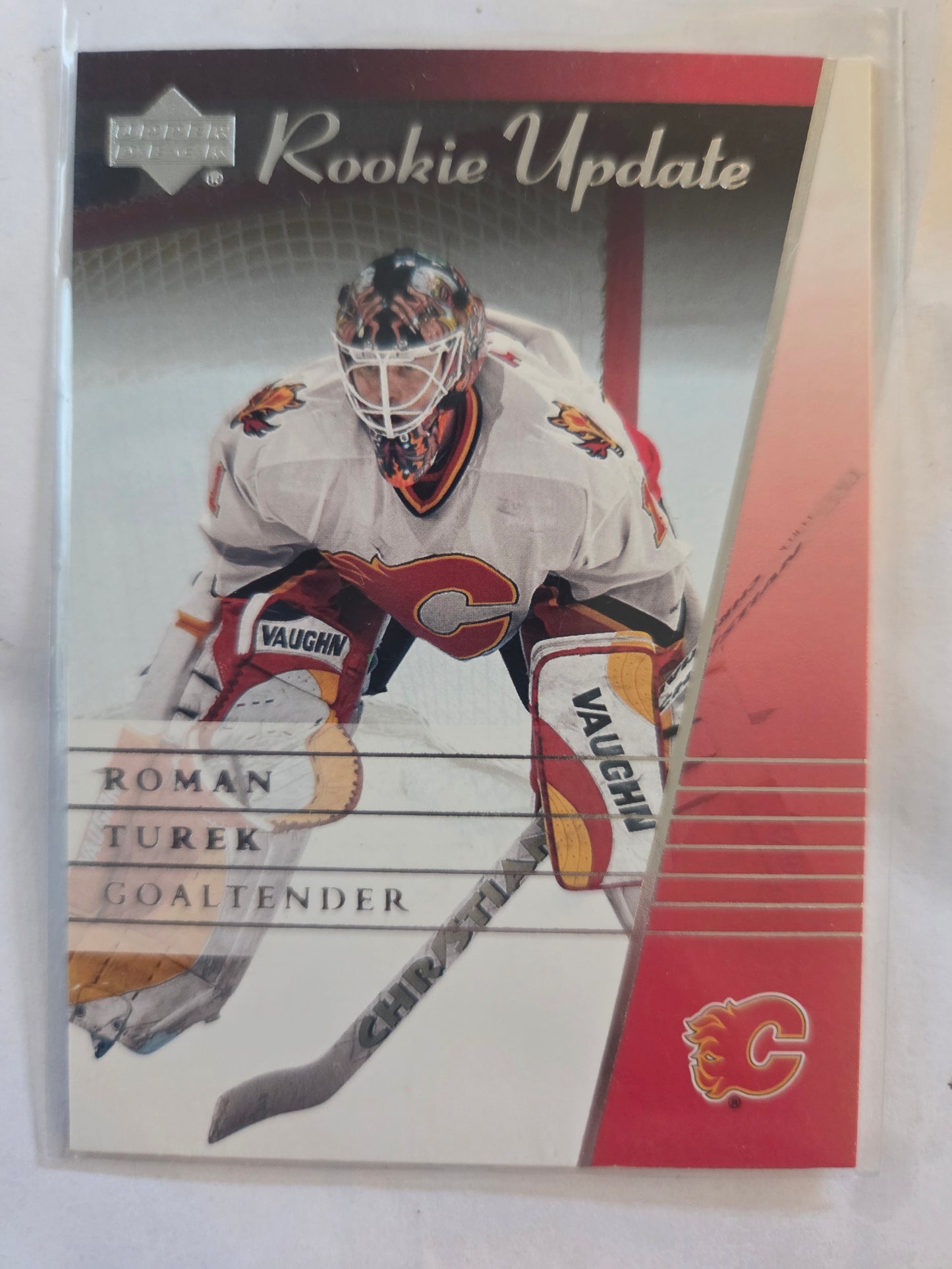 Roman Turek Upper Deck Rookie Update #18 [Calgary Flames]