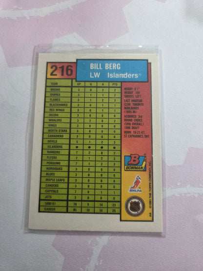 Bill Berg Bowman #216 [New York Islanders]