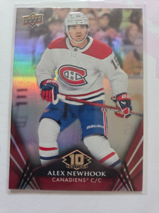 Alex Newhook Upper Deck 10th Edition #80 [Montreal Canadians]