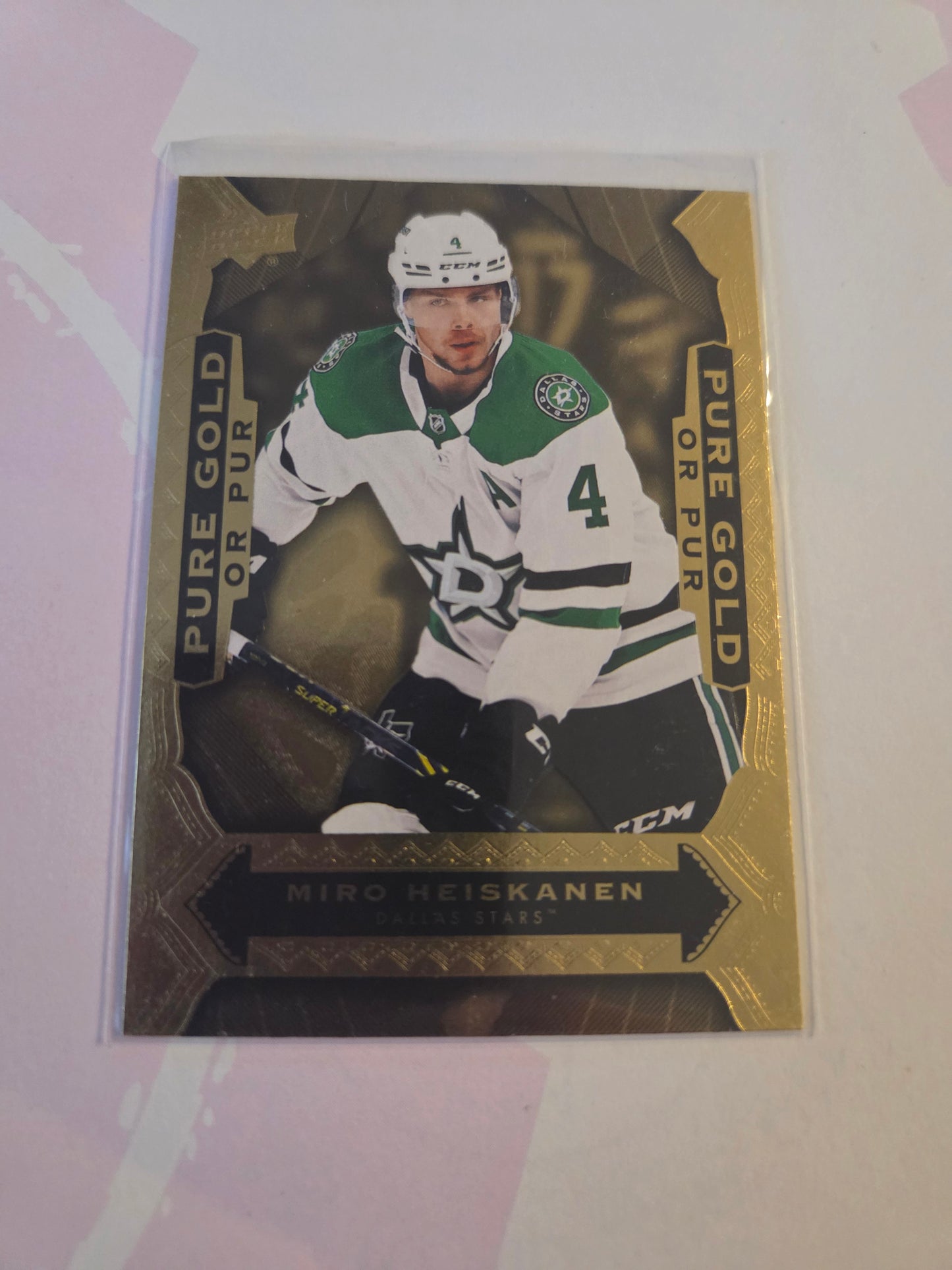 Miro Heiskanen Upper Deck Pure Gold [Dallas Stars]