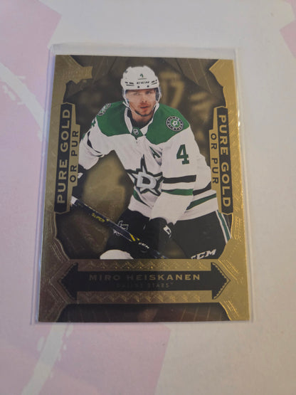 Miro Heiskanen Upper Deck Pure Gold [Dallas Stars]
