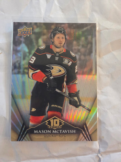 Mason McTavish Upper Deck 10th Edition #19 [Anaheim Ducks]