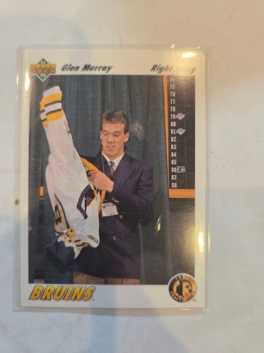 Glen Murray 91/92 Upper Deck Draft Choice #69 [Boston Bruins]