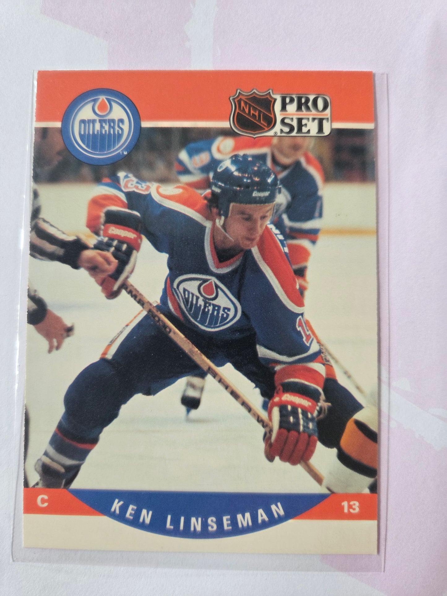 Ken Linseman NHL Pro Set #444 [Edmonton Oilers]