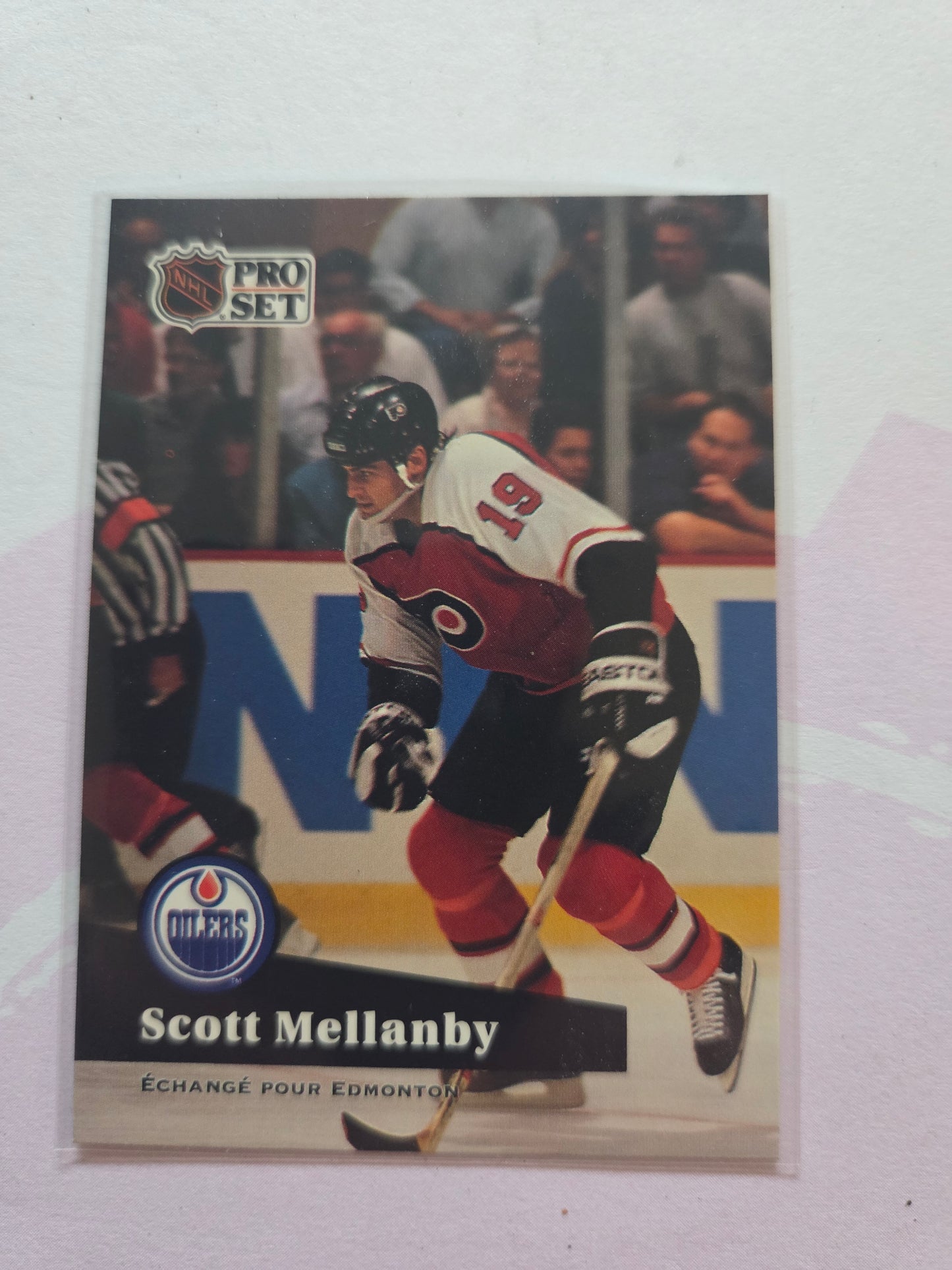 Scott Mellanby French NHL Pro Set #172 [Philadelphia Flyers]