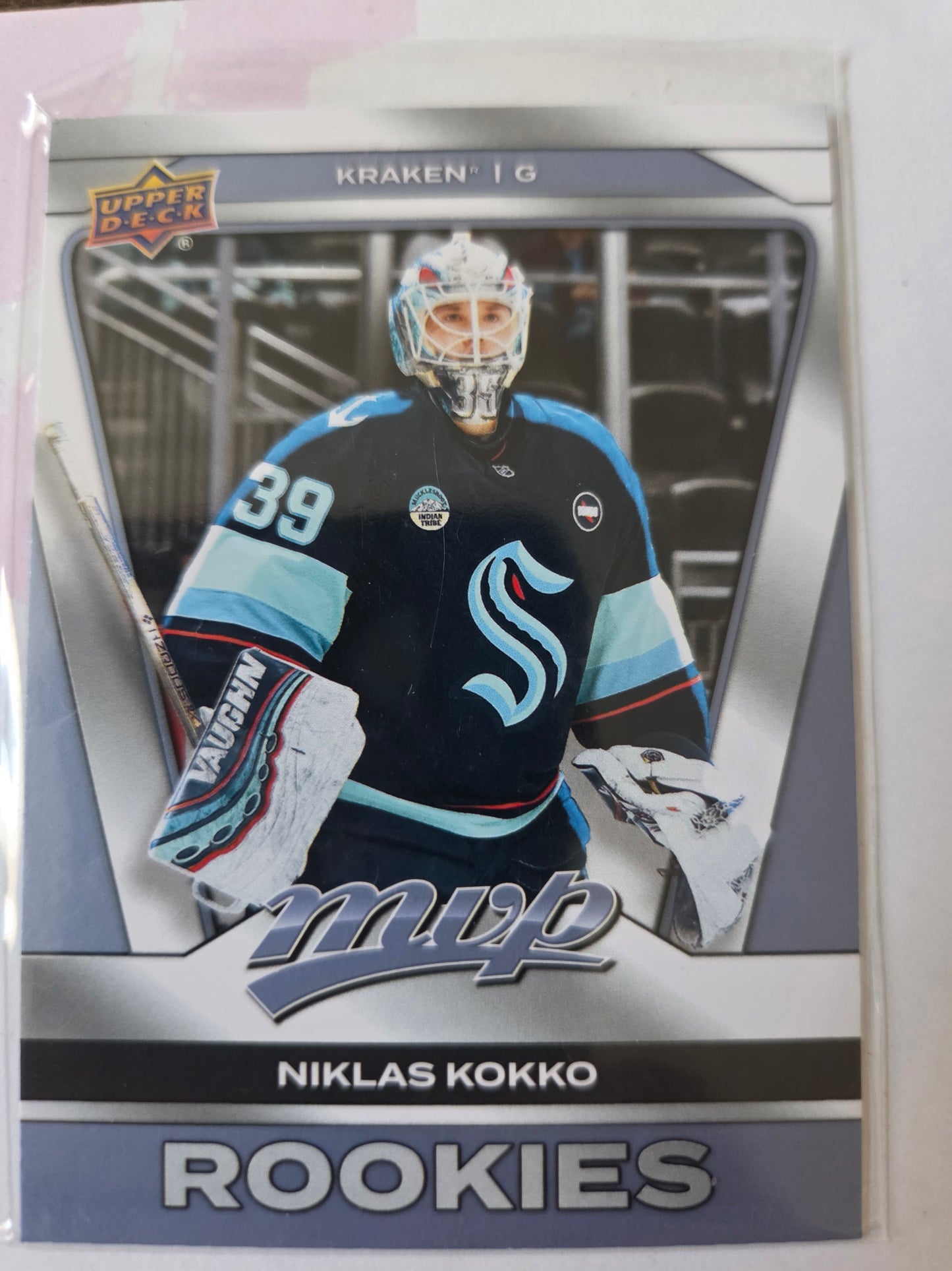 Niklas Kokko Upper Deck MVP Hockey Rookies #240 [Seattle Kraken]