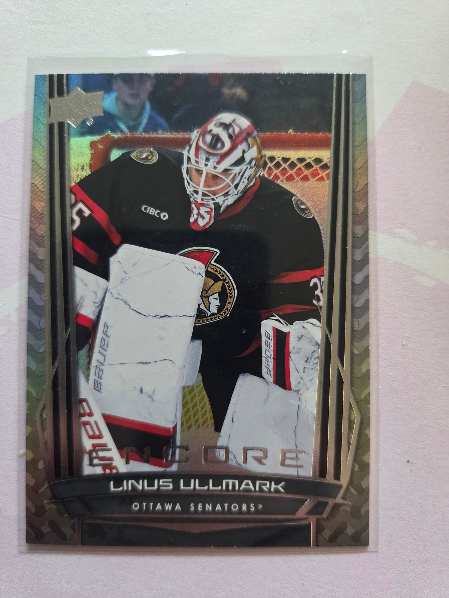 Linus Ullmark Upper Deck Series 1 Hockey Encore [Ottawa Senators]