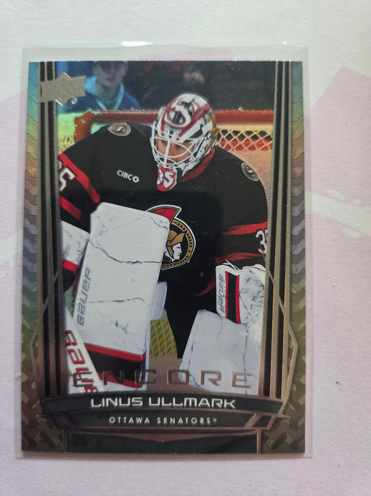 Linus Ullmark Upper Deck Series 1 Hockey Encore [Ottawa Senators]