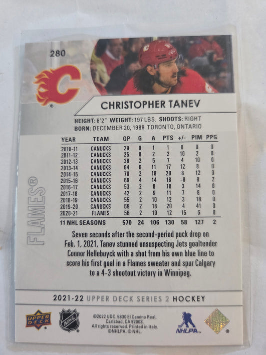 Christopher Tanev Upper Deck Series 2 #280 [Calgary Flames]