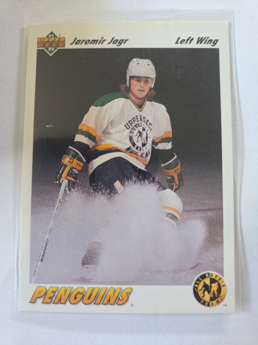 Jaromir Jagr 91/92 Score All Rookie Team #42 [Pittsburgh Penguins]