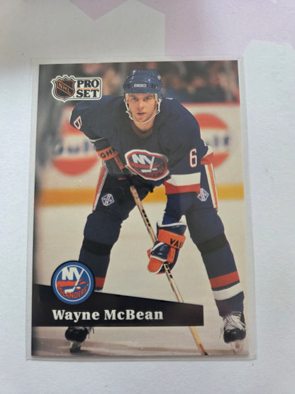 Wayne McBean French NHL Pro Set #144 [New York Islanders]