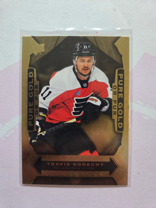 Travis Konecny Upper Deck Pure Gold [Philadelphia Flyers]
