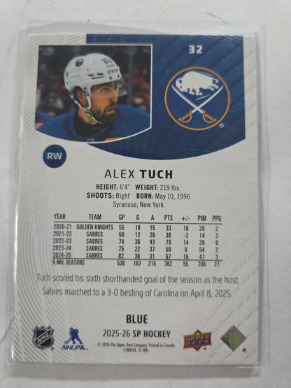 Alex Tuch Blue SP Hockey #32 [Buffalo Sabres]