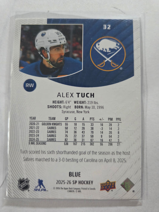 Alex Tuch Blue SP Hockey #32 [Buffalo Sabres]