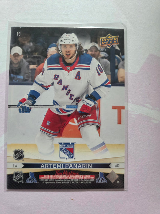 Igor Shesterkin/Artemi Panarin Upper Deck Tim Hortons #19 [New York Rangers]
