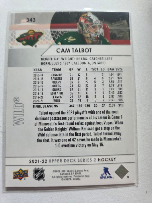Cam Talbot Upper Deck Series 2 #343 [Minnesota Wild]
