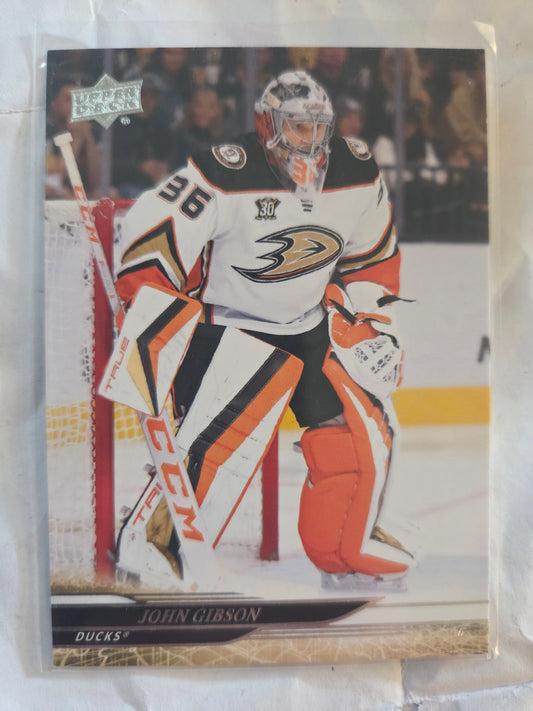 John Gibson Upper Deck Series 2 #254 [Anaheim Ducks]