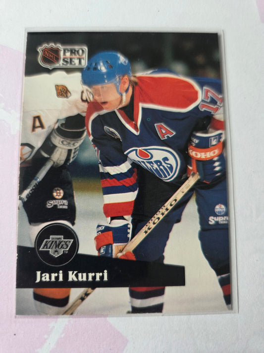 Jari Kurri French NHL Pro Set #93 [Los Angeles Kings]