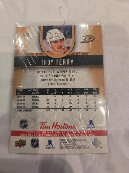 Troy Terry Upper Deck Tim Hortons #108 [Anaheim Ducks]