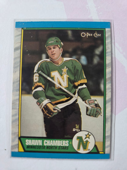 Shawn Chambers O-Pee-Chee Hockey #142 [Minnesota North Stars]