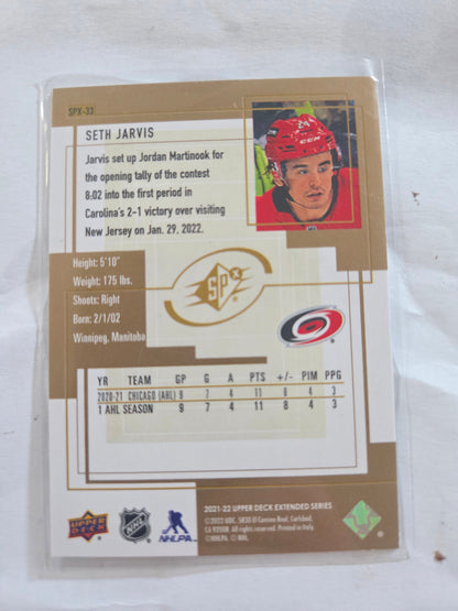 Seth Jarvis Upper Deck Extended Series [Carolina Hurricanes]