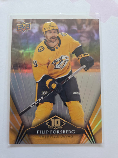 Filip Forsberg Upper Deck 10th Edition #50 [Nashville Predators]