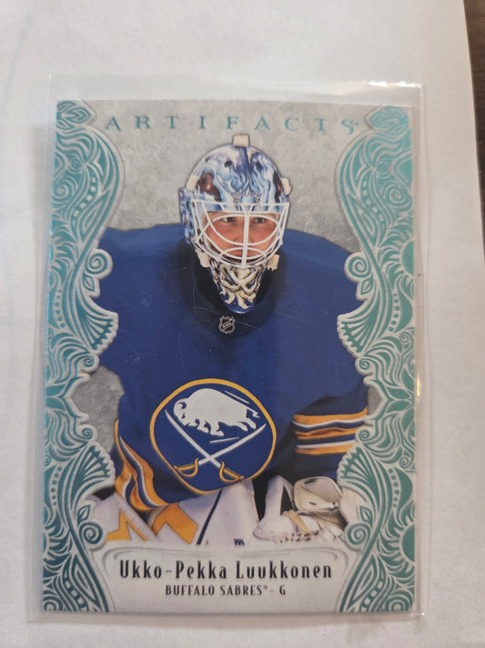 Ukko-Pekka Luukkonen Sky Blue Artifacts Hockey #150 [Buffalo Sabres]