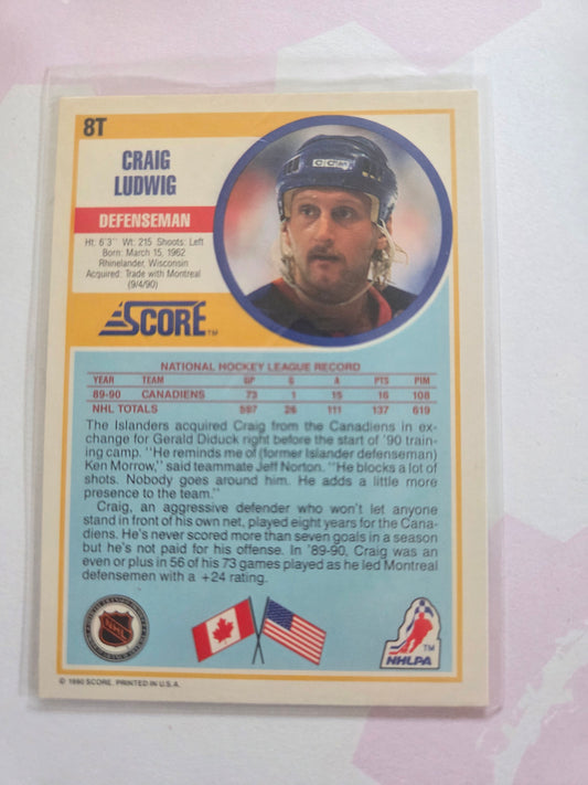 Craig Ludwig NHL Score #8t [New York Islanders]