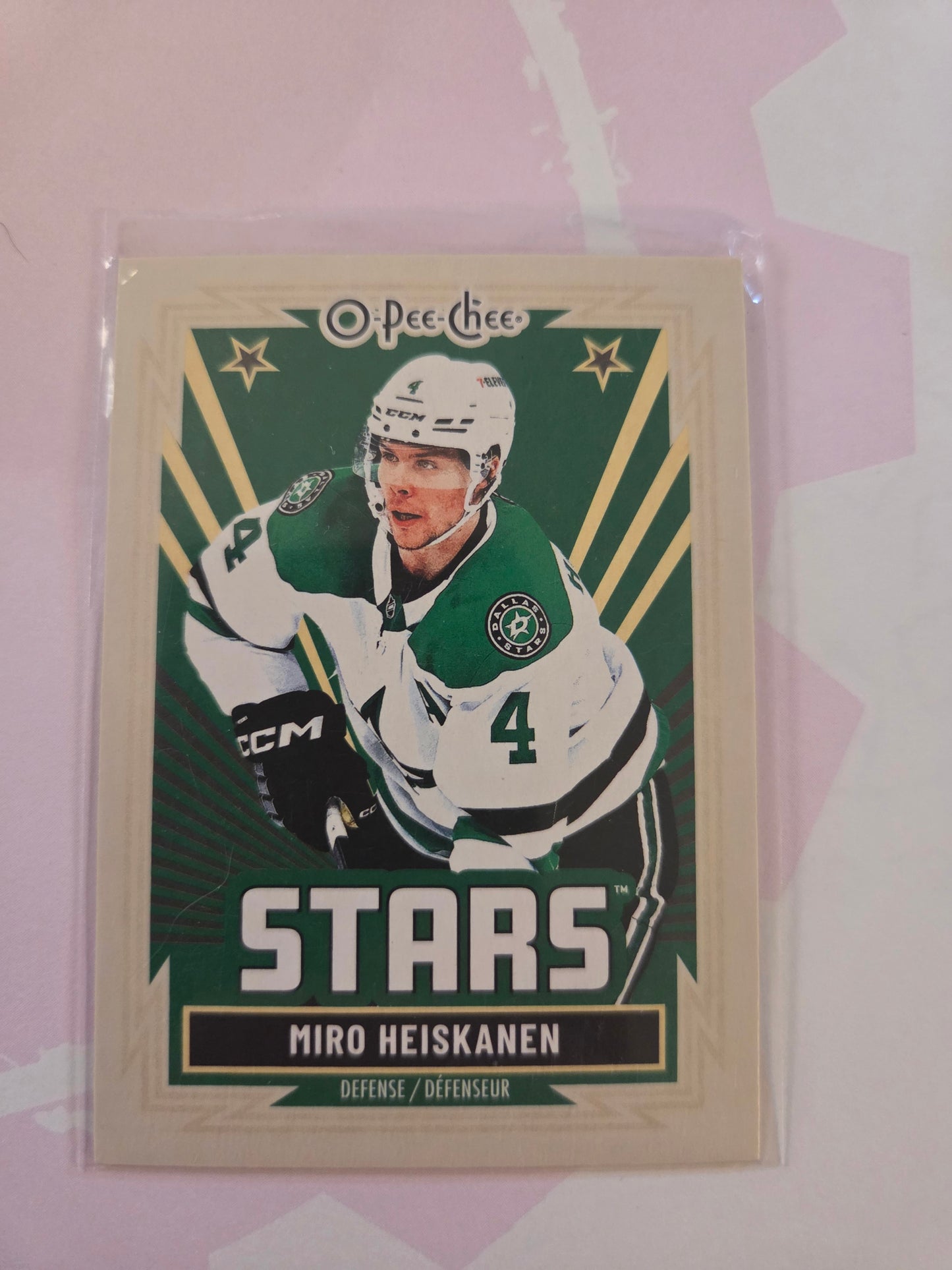 Miro Heiskanen O-Pee-Chee Hockey #72 [Dallas Stars]