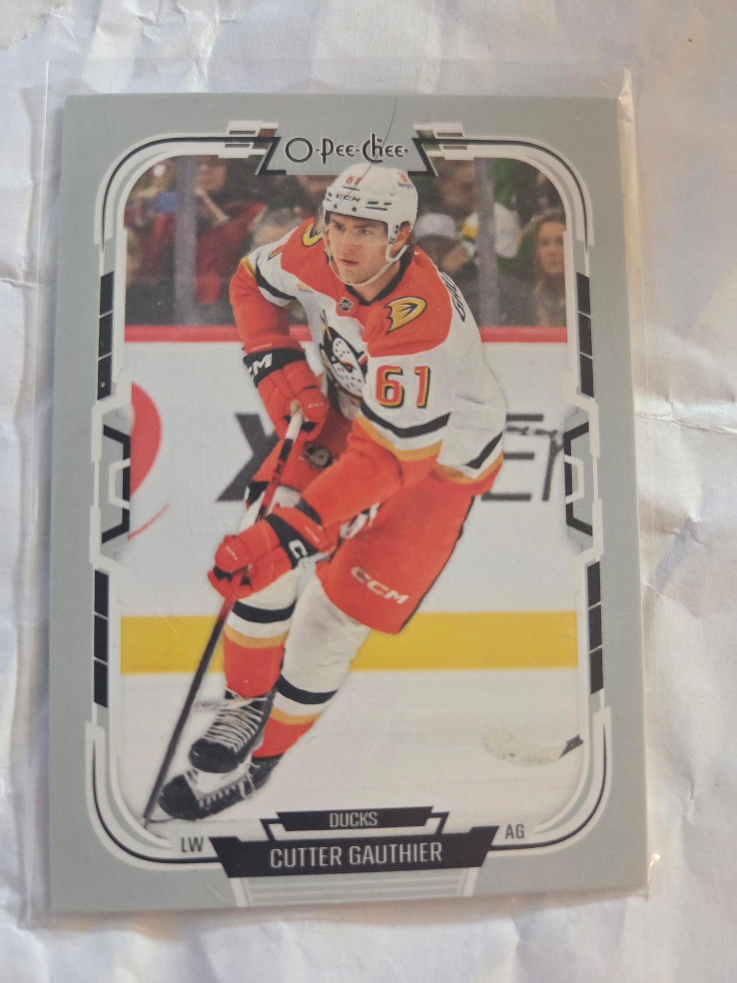 Cutter Gauthier O-Pee-Chee #336 [Anaheim Ducks]